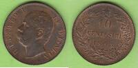 Italien 10 Centesimi Umberto I. 1878-1900, Birmingham, toll erhalten -