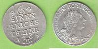Preußen 1/6 Reichstaler Breslau, toll erhalten -