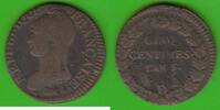 Frankreich Cinq Centimes Lyon, selten, überdurchschnittlich -