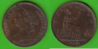 Großbritannien Farthing Victoria 1837-1901, hübsch -