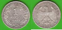 Weimarer Republik 1 Reichsmark toll erhalten, selten in dieser Qualität -