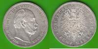 Preußen 5 Mark Wilhelm I. 1861-1888, toll erhalten -