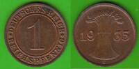 Weimarer Republik 1 Reichspfennig sehr hübsch -