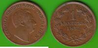 Baden 1 Kreuzer Leopold 1830-1852, hübsch -