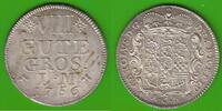 Braunschweig-Wolfenbüttel 8 Gute Groschen Karl I. 1735-1780, toll erhalten, sehr selten -