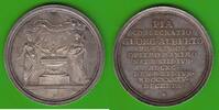 Ostfriesland Silbermedaille Georg Albrecht 1708-1734 auf seinen Tod 1734 -
