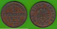 Preußen 1 Pfennig Wilhelm I. 1861-1888 -