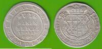 Trier 1/6 Taler Johann Hugo von Orsbeck 1676-1711, hübsch, sehr seltene Qualität -