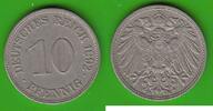 Kaiserreich 10 Pfennig hübsch, bessere Ausgabe -