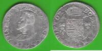Brabant 1/2 Philipsdaalder Philipp II. von Spanien 1555-1598, Antwerpen Anvers, selten -