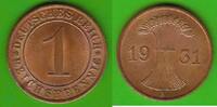 Weimarer Republik 1 Reichspfennig toll erhalten -