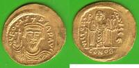 Byzanz Solidus GOLD, Focas 602-610, toll erhalten -