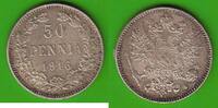 Finnland Nikolaus II. 1894-1917 50 Penniä 1916 vz