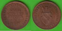 1 Kreuzer 1871 Baden Friedrich I. 1856-1907, Fidelitas, toll erhalten fast Stempelglanz