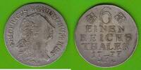 Brandenburg-Preußen 1/6 Taler Friedrich II. der Große 1740-1786, Königsberg, hübsch, selten -