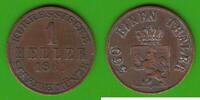 Hessen-Kassel 1 Heller Friedrich Wilhelm I. 1847-1866 -