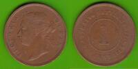 Straits Settlements 1 Cent Victoria 1837-1901 -