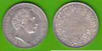 Bayern 1/2 Gulden Maximilian II. Joseph 1848-1864, toll erhalten -