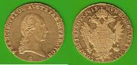 Österreich Dukat GOLD, Franz II. (I.) 1792-1835, Nagybanya, sehr hübsch, sehr selten -