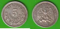 Mexiko 5 Centavos Chihuahua, sehr hübsch selten -