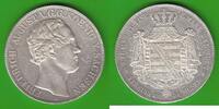 Sachsen Doppeltaler Friedrich August II. 1836-1854, hübsch -