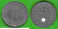 Drittes Reich 1 Reichspfennig hübsch -