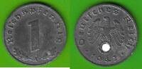 Drittes Reich 1 Reichspfennig toll erhalten -