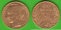 Frankreich 100 Francs 1935 GOLD, Bazor, hübsch, selten vz-st