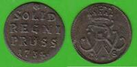 Preußen Schilling Friedrich Wilhelm I. 1713-1740, Königsberg, hübsch -