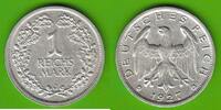Weimarer Republik 1 Reichsmark hübsch, seltener Jahrgang -
