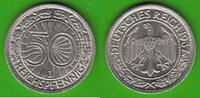 Weimarer Republik 50 Reichspfennig seltene Ausgabe, hübsch -