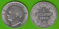 Hessen-Darmstadt 1 Gulden Ludwig II. 1830-1848 -