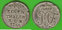 Münster Bistum 1/48 Taler Maximilian Friedrich von Königsegg-Rothenfels 1762-1784, toll erhalten -