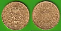 Bremen 20 Mark GOLD, hübsch, selten -