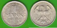 Weimarer Republik 1 Mark sehr hübsch -