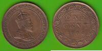 Kanada 1 Cent Edward VII. 1901-1910, hübsch -