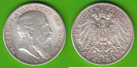 Baden 2 Mark Friedrich I. 1856-1907, sehr hübsch -