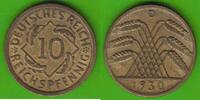 Weimarer Republik 10 Reichspfennig -