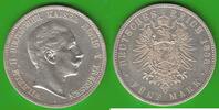 Preußen 5 Mark Wilhelm II. 1888-1918, hübsch, selten -