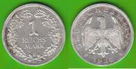 Weimarer Republik 1 Reichsmark toll erhalten, selten in dieser guten Qualität -