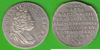 Braunschweig-Wolfenbüttel 3 Groschen August Wilhelm 1714-1731, auf seinen Tod, sehr selten -
