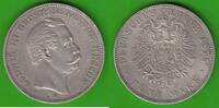 Hessen 5 Mark Ludwig III. 1848-1877, überdurchschnittlich -