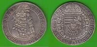 Habsburg RDR Taler Leopold I. 1657-1705, Hall, sehr hübsch -