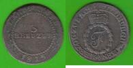 Sachsen-Hildburghausen 3 Kreuzer Friedrich 1784-1826, sehr selten, AKS-Bewertung LP -