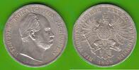 Vereinstaler 1868 A Preußen Wilhelm I. 1861-1888, hübsch vz-st/vz+, minimal gereinigt