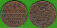 Hanau-Münzenberg 1 Heller Wilhelm IX. von Hessen-Kassel 1760-1785 -