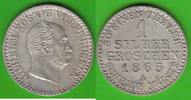 1 Silbergroschen 1865 A Preußen Wilhelm I. 1861-1888, hübsch vz-st