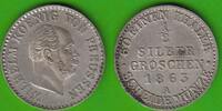 Preußen 1/2 Silbergroschen Wilhelm I. 1861-1888, hübsch -