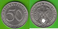 50 Reichspfennig 1939 E Drittes Reich seltene Ausgabe, hübsch gutes vz
