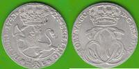 Norwegen 24 Skilling Christian VI. 1730-1746, sehr hübsch -